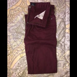 Gap Burgundy Chinos
